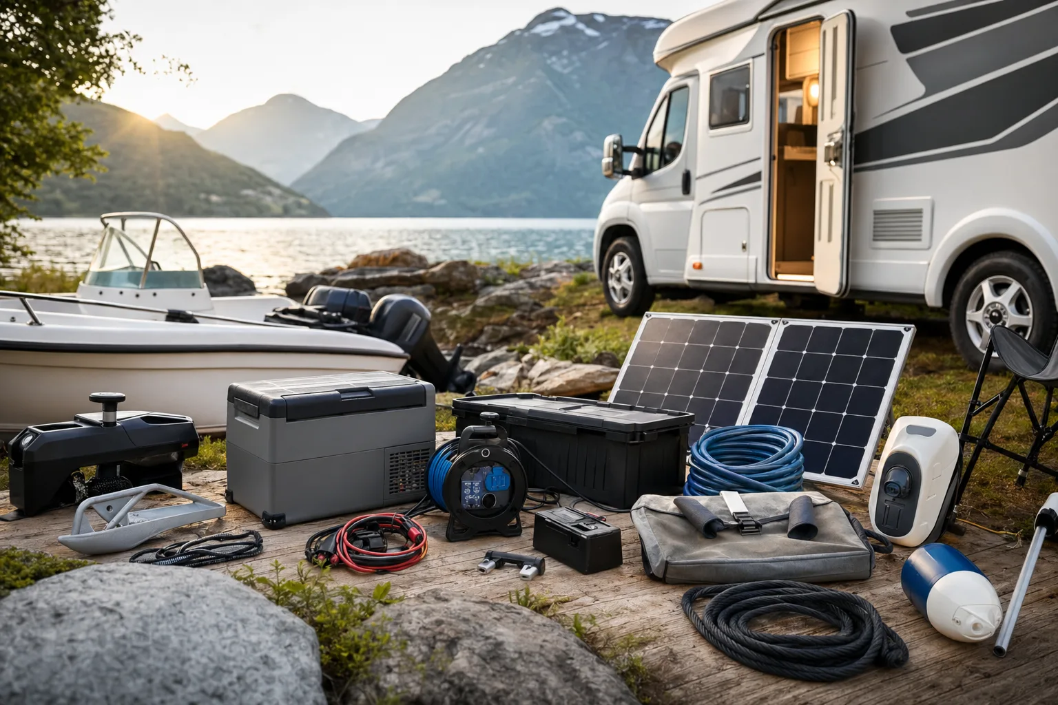 Zubehör für Boot und Camper